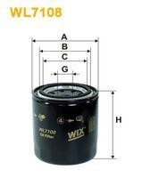 Filtro de aceite WIX WL7108
