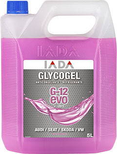 Anticongelante Refrigerante rosa IADA Glycogel G12 EVO 5L