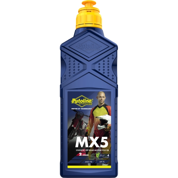 Aceite Putoline MX5 2T 1L