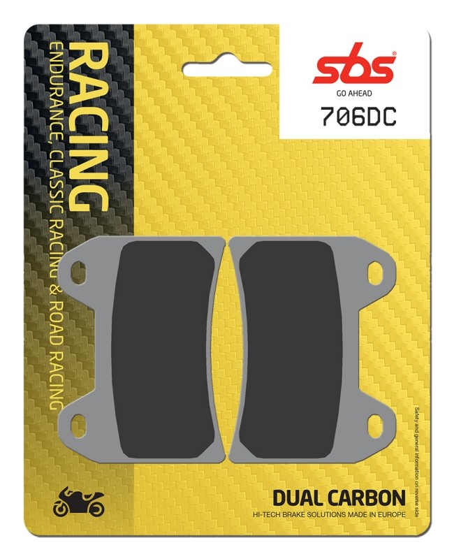 Pastillas de freno DC - Dual Carbon SBS - 706DC