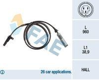 Sensor de velocidad de rueda - ABS FAE 78182
