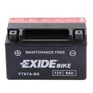 Batería de moto 12V 6Ah EXIDE ETX7A-BS AGM