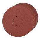 Discos de lija perforados autoadherentes 225 mm, 10 piezas Grano 60