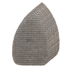 Mallas abrasivas triangulares autoadherentes 140 x 100 mm, 10 piezas 4 x grano 40, 4 x grano 80, 2 x grano 120