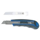 Cutter, con cuchillas de 18 mm, incluye cuchillas de recambio