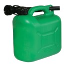 Bidón de plástico para combustible 5 litros Verde