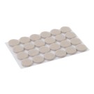 Almohadillas de fieltro autoadhesivas, 24 piezas 20 mm, redondo