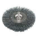 Cepillo circular de acero ondulado 100 mm