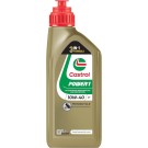 Botella dorada de 1 litro de aceite Castrol Power 1 4T 10W-40 nueva fórmula 3 en 1