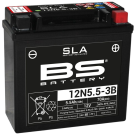 Batería de moto 12V 5,5 Ah SLA BS 12N5.5-3B