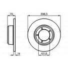 Disco de freno BOSCH 0986478827