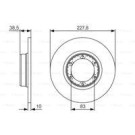 Disco de freno BOSCH 0986479R65