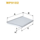 Filtro, aire habitáculo WIX WP9102
