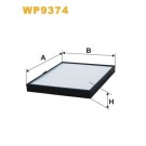 Filtro, aire habitáculo WIX WP9374