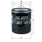 Filtro de aceite MAHLE - OC237/1
