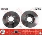 Juego de discos de freno TRW DF2580