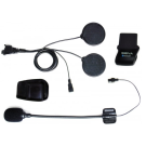 Kit de auriculares, micrófono y pinzas para intercomunicadores Sena