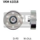 Polea para correa multi-v SKF VKM61018