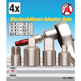 Juego 4 piezas de Adaptadores