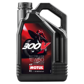 Aceite MOTUL 300V Factory Line Road Racing 15W50 4L