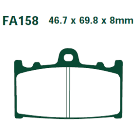 Pastillas de freno Sinterizadas HH EBC - FA158HH
