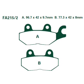 Pastillas de freno Sinterizadas HH EBC - FA215/2HH
