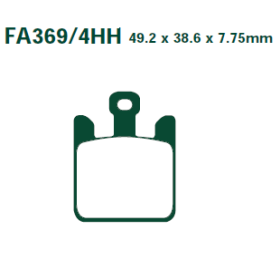 Pastillas de freno Sinterizadas HH EBC - FA369/4HH