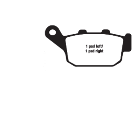 Pastillas de freno Sinterizadas HH EBC - FA496HH