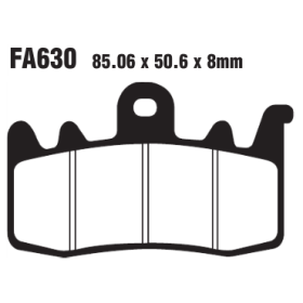 Pastillas de freno Sinterizadas HH EBC - FA630HH