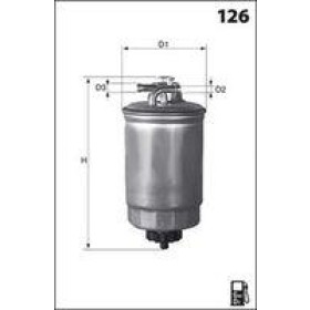 Filtro de combustible MECAFILTER - ELG5270