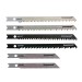 Juego de cuchillas universales para sierra de calar, 30 piezas Madera/Metal, 30 piezas