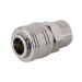 Aclopador europeo con rosca para mangueras neumáticas BSP 1/4"