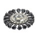 Cepillo circular de acero trenzado 100 mm