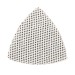 Mallas abrasivas triangulares autoadherentes 95 mm, 10 piezas Grano 80