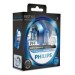 Pack 2 lámparas Philips H4 12V 60/55W Color Vision Azul
