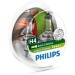 Pack 2 lámparas Philips H4 12V 60/55W LongLife Eco Vision