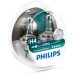Pack 2 lámparas Philips H4 12V 60/55W X-treme Vision