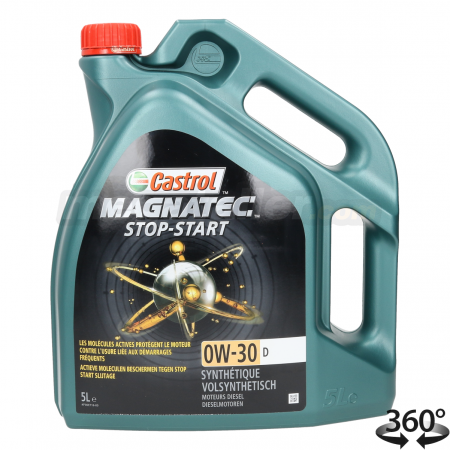 Aceite Castrol Magnatec Stop-Start 0W30 D 5L - Precio: 52,38 € - Megataller